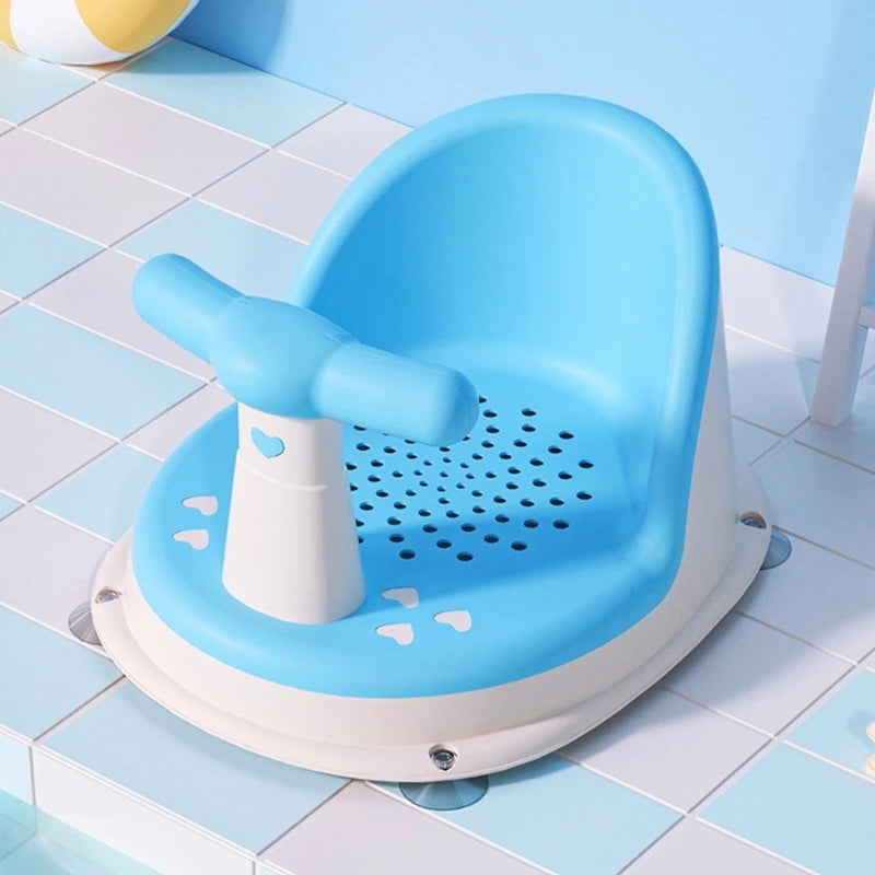 Chaise-de-bain-bleu