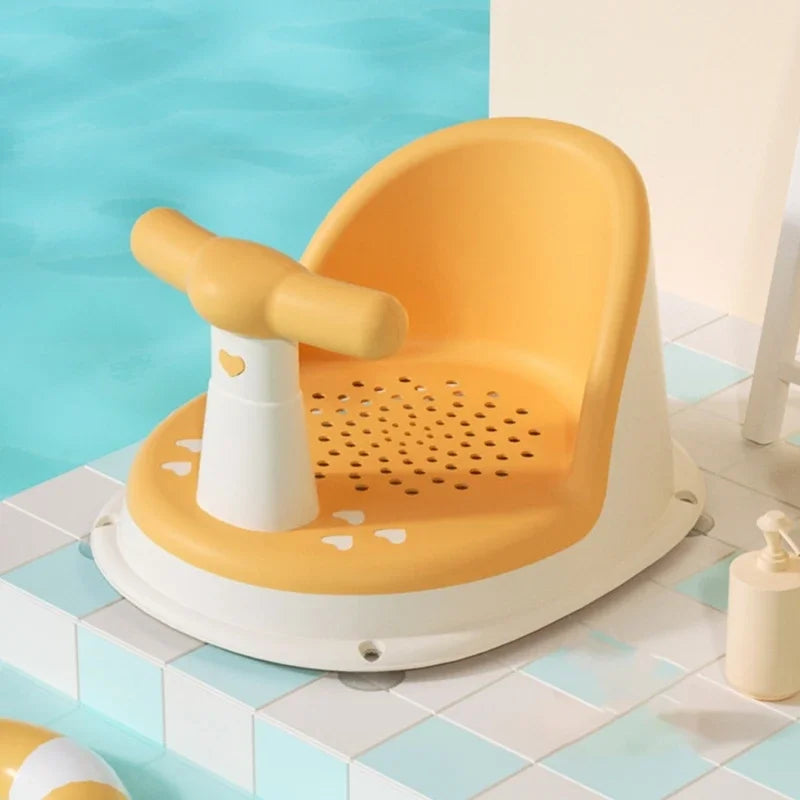 Chaise-de-bain-jaune