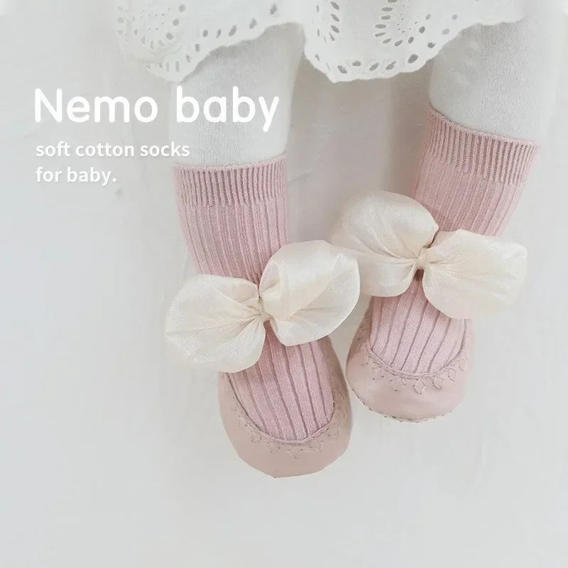 Chaussons-pour-bebe-rose