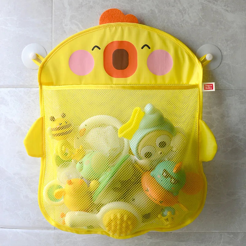 filet-de-rangement-bain-bebe-canard-jaune