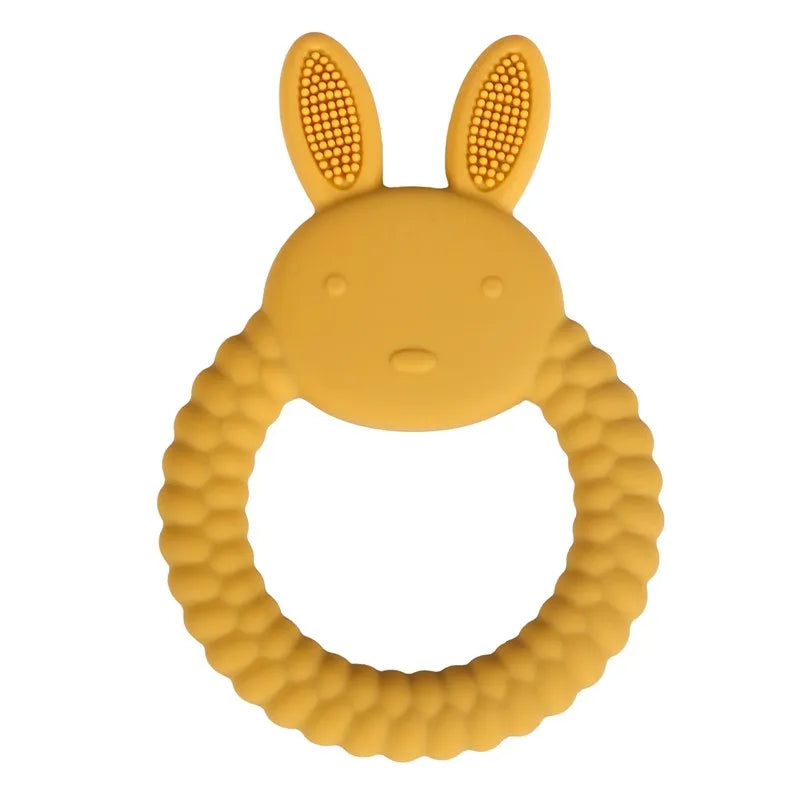 gant-de-dentition-silicone-bebe-lapin-jaune